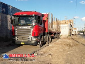 traslado e instalación balanza camionera Perú